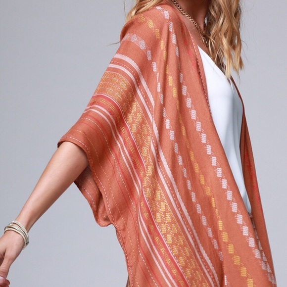 *HOLD*(ON BACK ORDER) Spice Boho Shawl Kimono - Picture 6 of 6